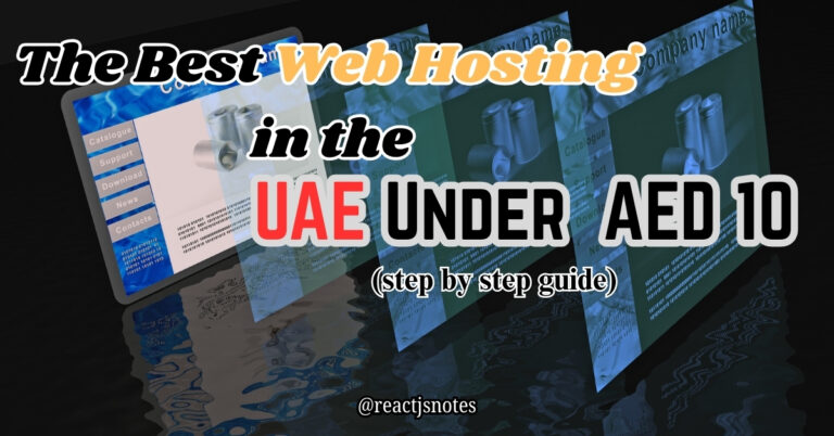 Best Web Hosting in UAE Under AED 10: Step-by-Step Guide 2025