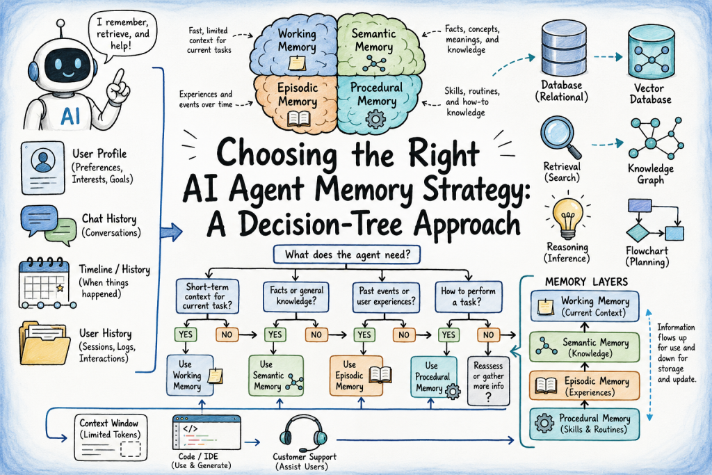 Choosing the Right AI Agent Memory Strategy: A Decision-Tree Approach