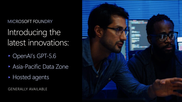 Frontier models and production agents: Advancing Microsoft Foundry for the agentic era