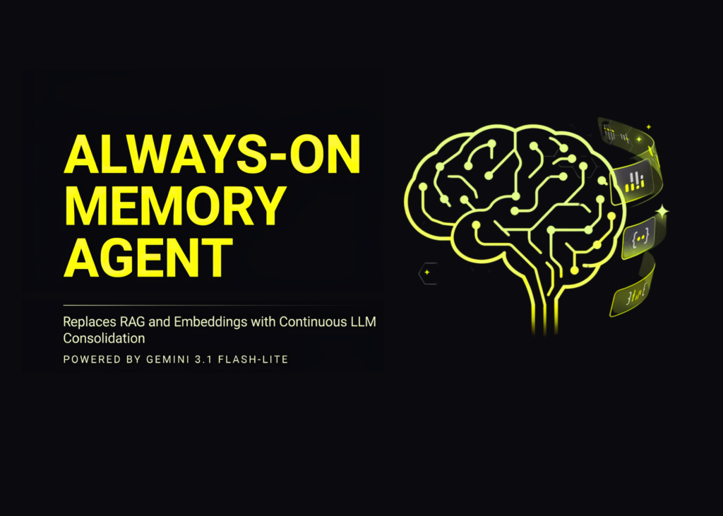 Google Cloud's Always-On Memory Agent Replaces RAG and Embeddings With Continuous LLM Consolidation on Gemini 3.1 Flash-Lite