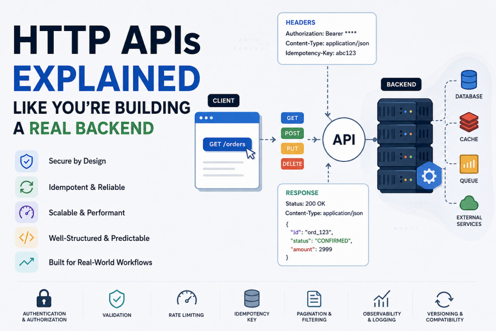HTTP APIs Explained Like You’re Building a Real Backend