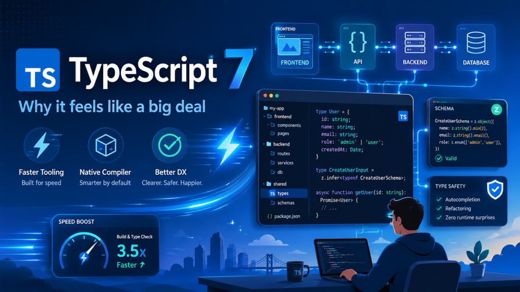 I Tried the New TypeScript: Why TypeScript 7 Actually Feels Like a Big Deal | by Sanjay Nelagadde | Jul, 2026