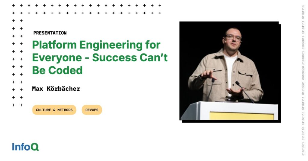 Platform Engineering for Everyone - Success Can’t Be Coded