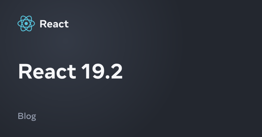 React 19.2 – React