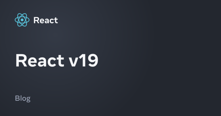 React v19 – React
