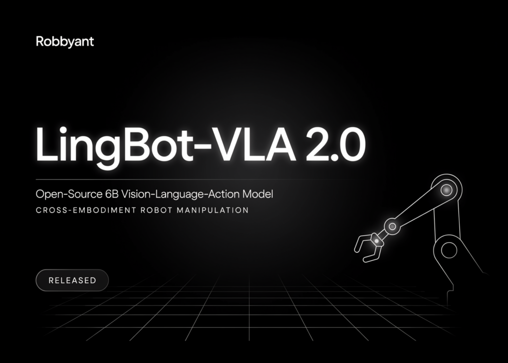 Robbyant Releases LingBot-VLA 2.0: An Open-Source 6B Vision-Language-Action (VLA) Model for Cross-Embodiment Robot Manipulation