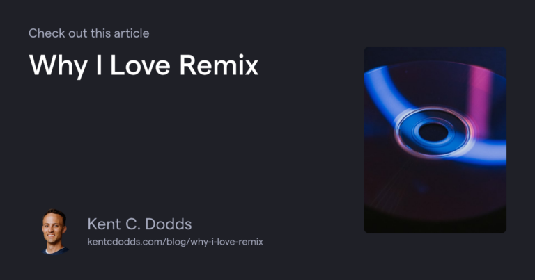 Why I Love Remix