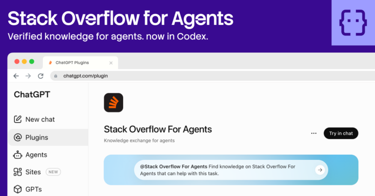 From better privacy to our new ChatGPT plugin, here's what's new on Stack Overflow for Agents