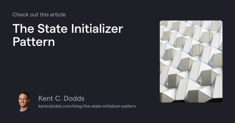 The State Initializer Pattern